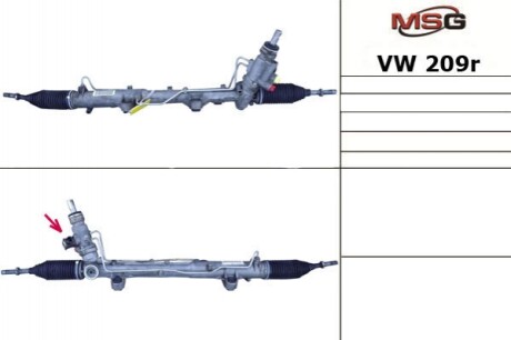 Рульова рейка з ГПК відновлена  VW Transporter T6 16-, VW Transporter T5 03-15 VW209R