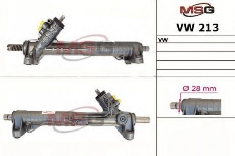 Рульова рейка з ГУР нова VW TRANSPORTER IV 90-03 VW213