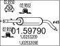 Середній глушник вихлопних газів MTS 01.59790 (фото 1)