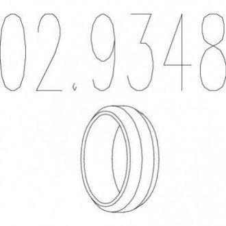 Монтажное кольцо MTS 02.9348 (фото 1)