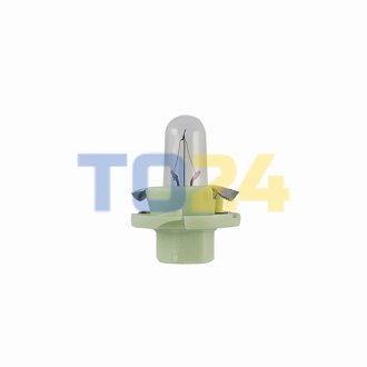 Лампа 12V 2W Bax 8,4d light green 17054