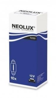 Лампа накаливания Neolux Standard C10W 10W 12V N269