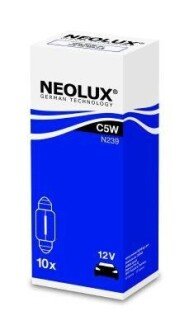 Лампа софітна допоможе. освітлення C5W 12V 5W SV8.5-8 (вир-во Neolux) N239