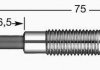 Свічка розжарювання NGK 6525 (фото 1)