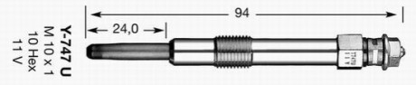 Свічка розжарювання DPOWER26