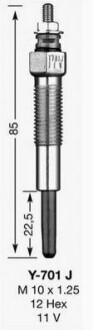 Свічка розжарювання DPOWER39