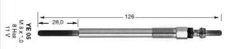 Свічка накалу CITRON 1,4/1,6HDI C3-C5 DPOWER73