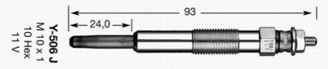 Свічка розжарювання DPOWER7