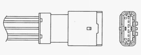 Лямда-зонд NGK LZA06U1 (фото 1)