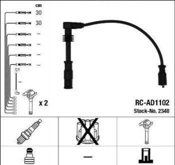 Комплект кабелей высоковольтных RCAD1102