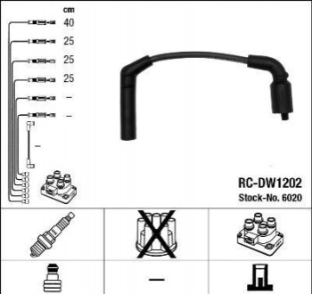 Дроти запалення, набір RCDW1202