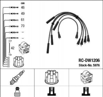 Кабель запалювання RC-DW1206