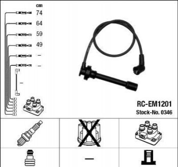 Дроти запалення, набір RCEM1201