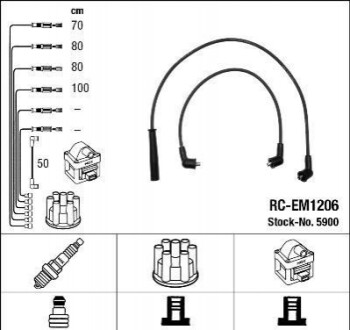 Дроти запалення, набір RCEM1206