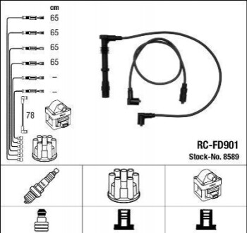 Кабель запалювання RC-FD901