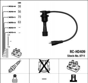 Дроти запалення, набір RCHD409