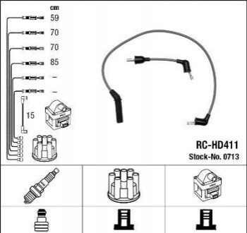 Дроти запалення, набір RCHD411