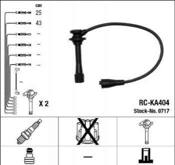 Комплект проводов зажигания RC-KA404