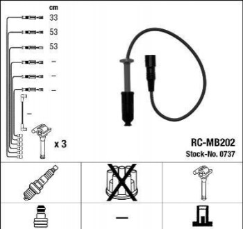 Дроти запалювання RCMB202