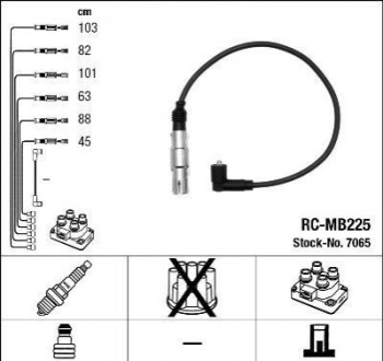 Дроти запалення, набір RCMB225