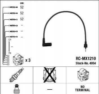 Кабель запалювання RC-MX1210