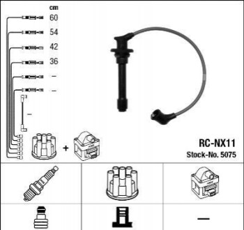 Дроти запалення, набір NGK RCNX11 (фото 1)