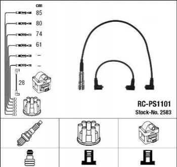 Дроти запалення, набір RCPS1101