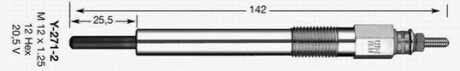 Свічка розжарювання Y2712