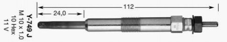 Свічка розжарювання Y-749J