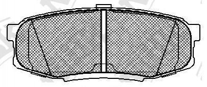 Тормозные колодки (задние) PN1542