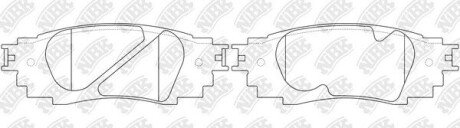 Тормозные колодки (задние) PN1854