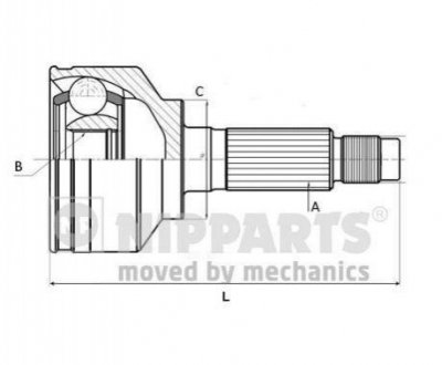 ШРУС NIPPARTS J2823008 (фото 1)