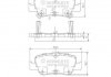 Дискові гальмівні колодки (задні) NIPPARTS J3612033 (фото 1)