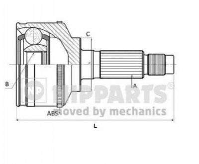 ШРУС NIPPARTS J2830507 (фото 1)