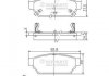 Дискові гальмівні колодки (задні) NIPPARTS J3615004 (фото 1)