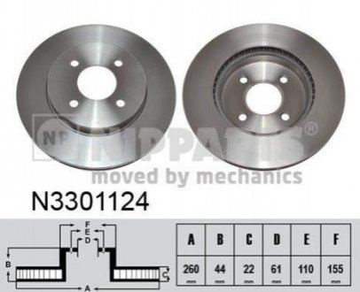 Гальмівний диск N3301124