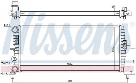 Прокладка головки циліндра NISSENS 606239 (фото 1)