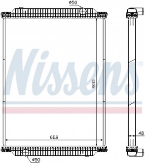 Радиатор NISSENS 61448 (фото 1)