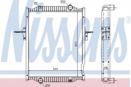 Радіатор NISSENS 63781A (фото 1)