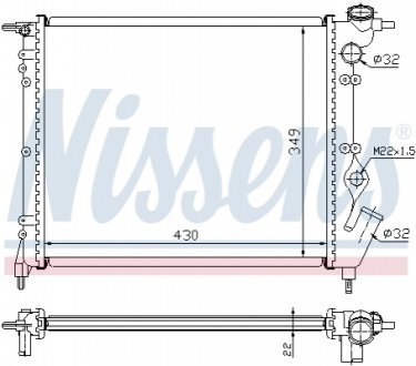 Радіатор NISSENS 63931 (фото 1)