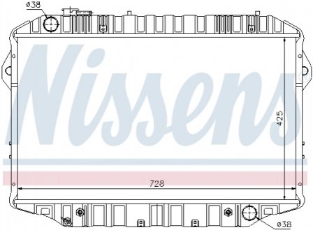 Радиатор NISSENS 64861 (фото 1)