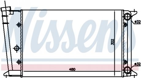 Радиатор NISSENS 65020 (фото 1)
