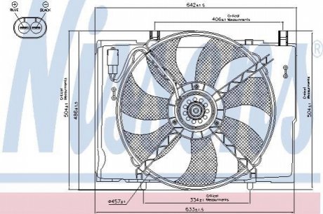 Вентилятор радиатора NISSENS 85290 (фото 1)
