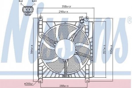 Вентилятор радиатора 85415