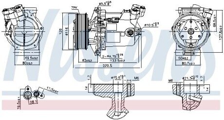 Компресор кондиціонера First Fit 890042