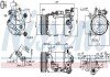 Компрессор кондиционера NISSENS 890600 (фото 7)