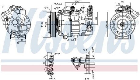 Компресор кондицiонера First Fit 890763