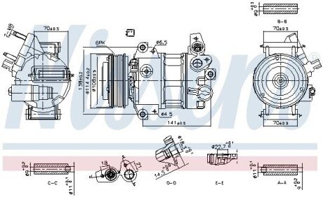 Компресор кондиціонера First Fit 890786