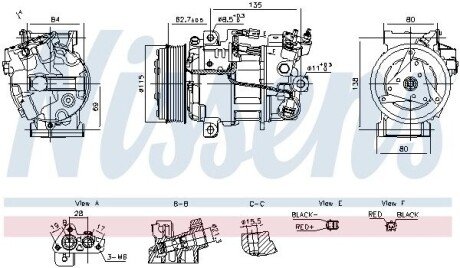 Компресор кондиціонера First Fit 891042