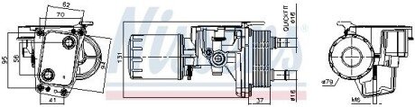 Охолоджувач мастила NISSENS 91337 (фото 1)